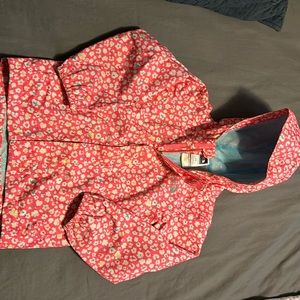 Darling little North face rain jacket girls 3T